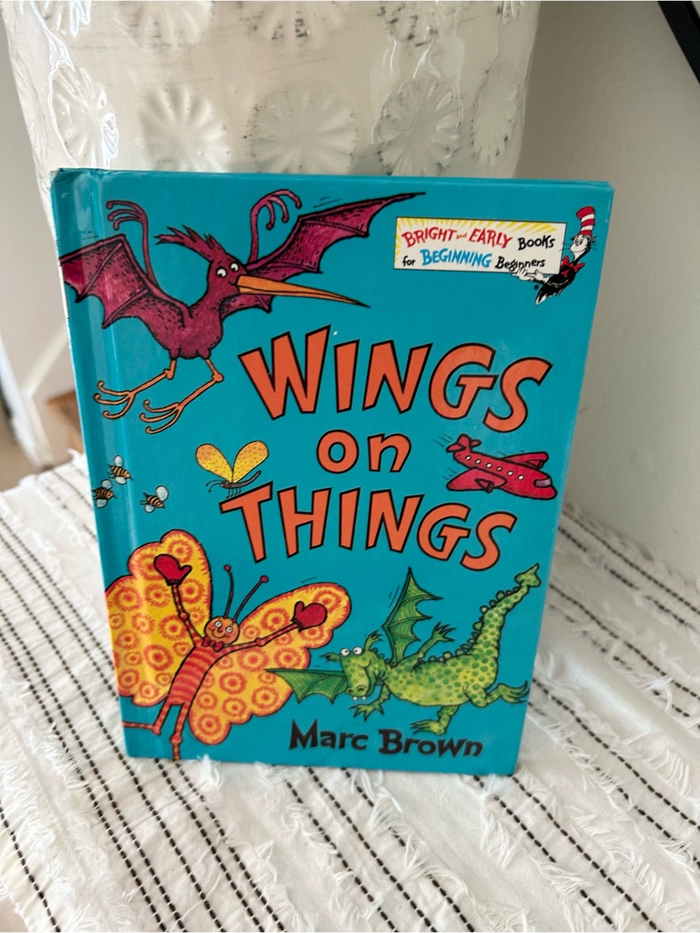 Vintage 1982 Wings on Things Marc Brown Hardcover Kids Book